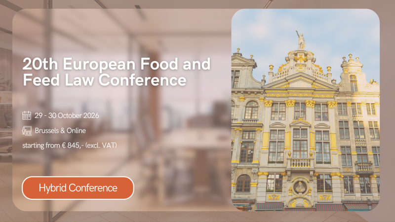 20th European Food and Feed Law Conference