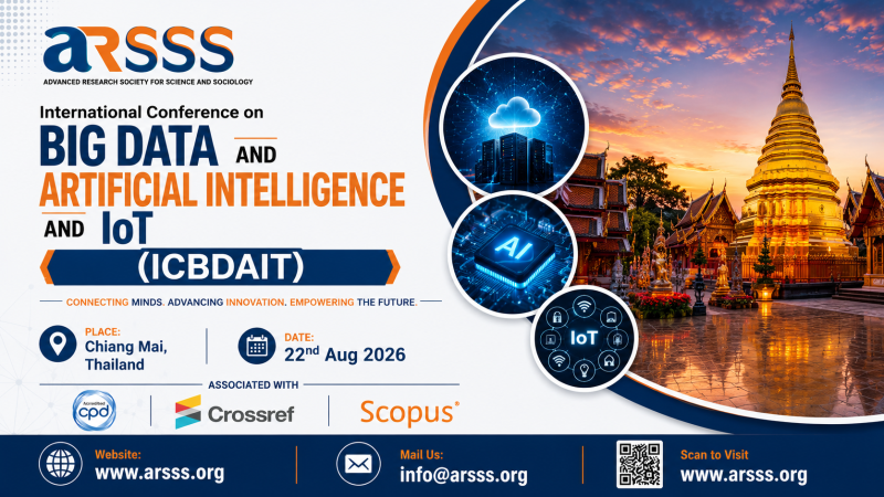 International Conference on Big Data and Artificial Intelligence and IoT (ICBDAIT)