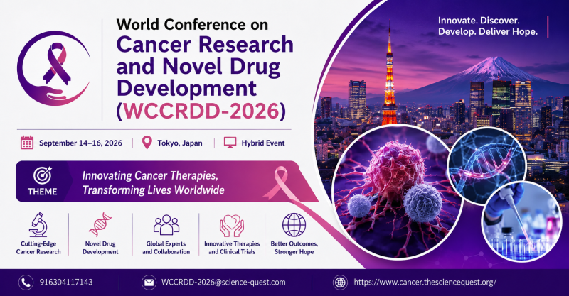 World Conference on Cancer Research and Novel Drug Development