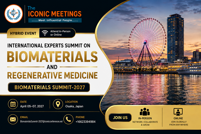 International Experts Summit on Biomaterials and Regenerative Medicine (Biomaterials Summit-2027)