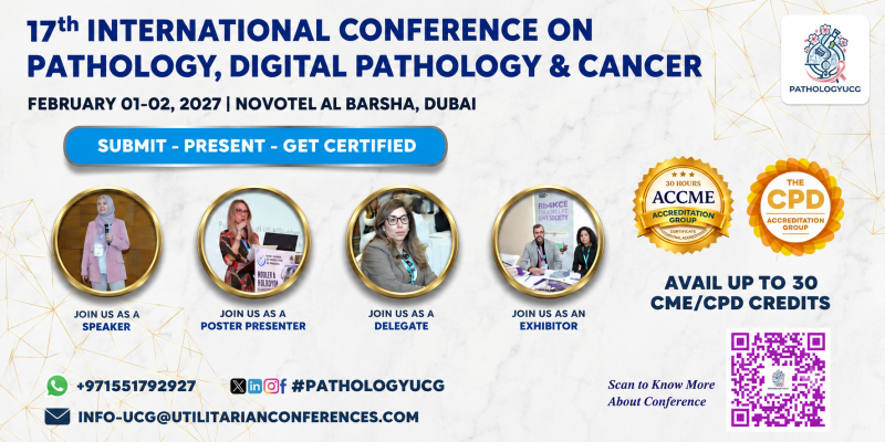 17th International Conference on Pathology, Digital Pathology & Cancer