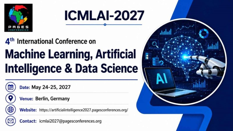 4th International Conference on Machine Learning, Artificial Intelligence & Data Science