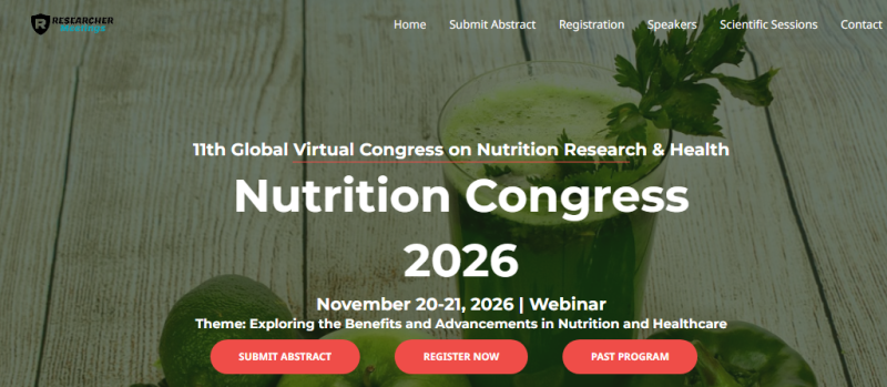11th Global Virtual Congress on Nutrition Research & Health Nutrition Congress 2026