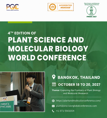 4th Edition of Plant Science and Molecular Biology World Conference 2027